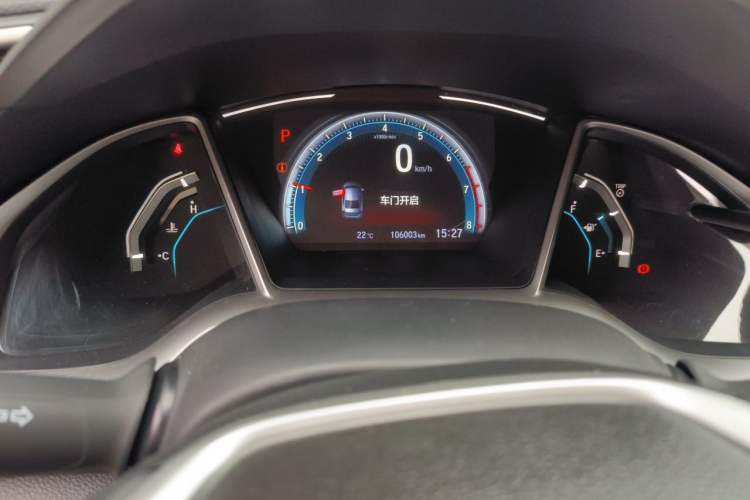 Used Honda Civic 2019 220TURBO CVT Dynamic Edition China VI Odometer Close Up