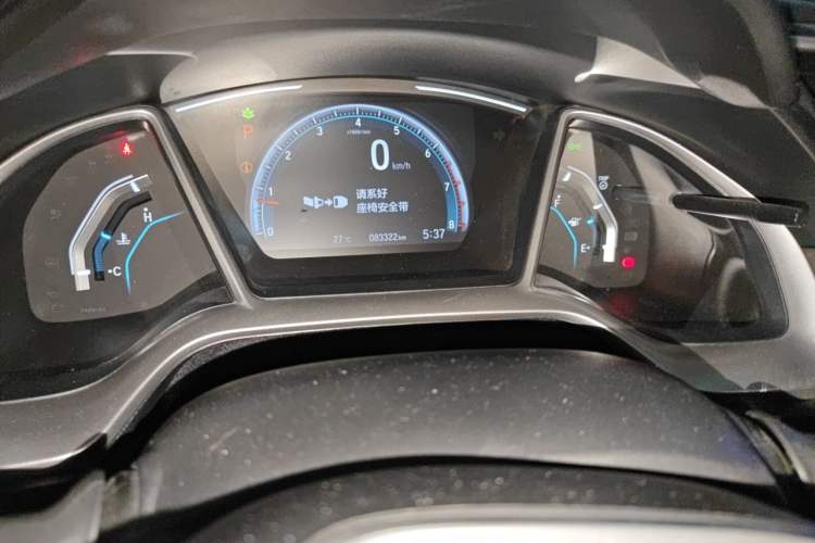 Used Honda Civic 2019 220TURBO CVT Dynamic Edition China VI Odometer Close Up