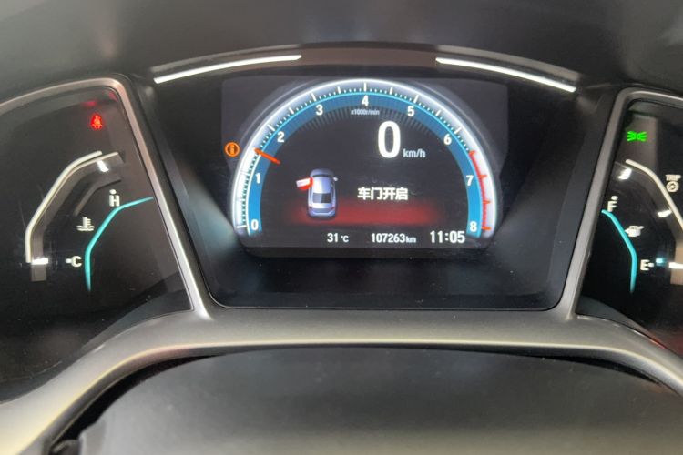 Used Honda Civic 2019 220TURBO Manual Jinkong Edition China VI Odometer Close Up