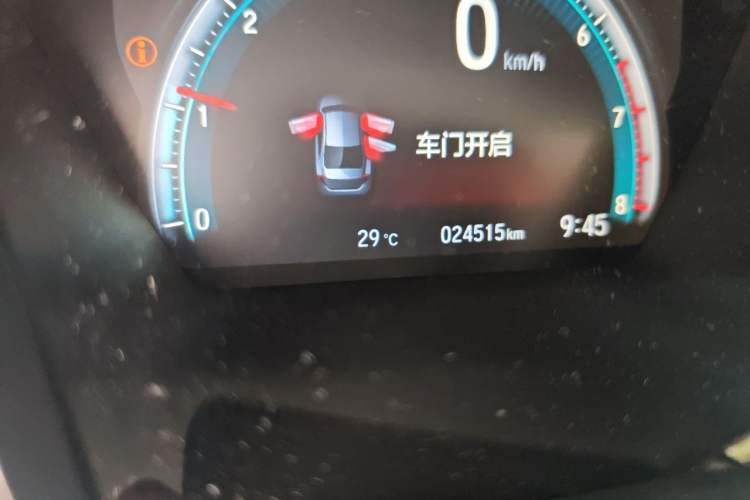 Used Honda Civic 2019 220TURBO CVT Dynamic Edition China VI Odometer Close Up