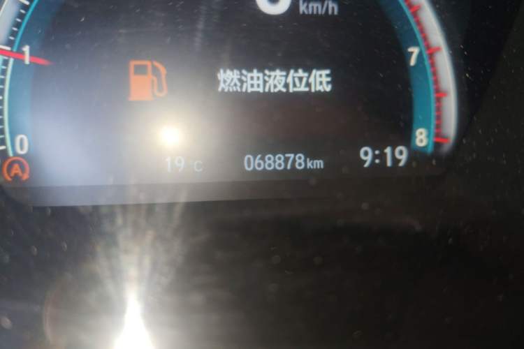 Used Honda Civic 2019 180TURBO CVT Shangdong Edition China VI Odometer Close Up