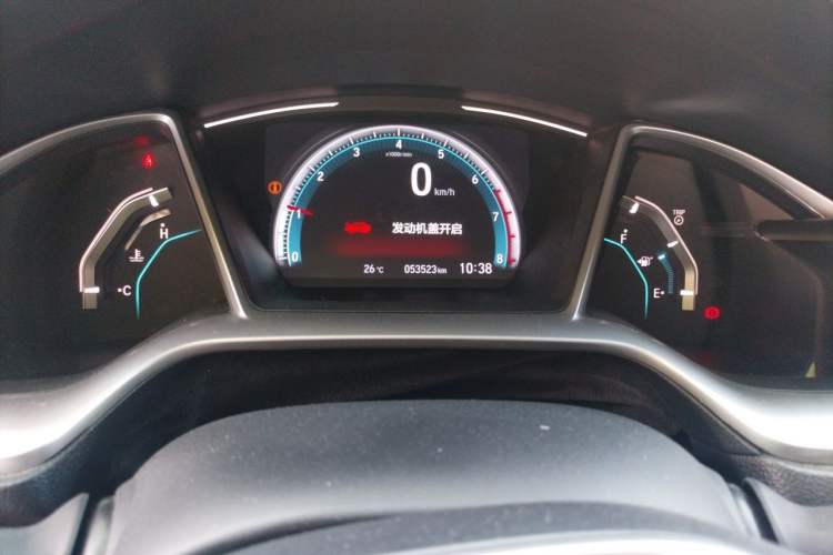 Used Honda Civic 2019 220TURBO Manual Jinkong Edition China VI Odometer Close Up