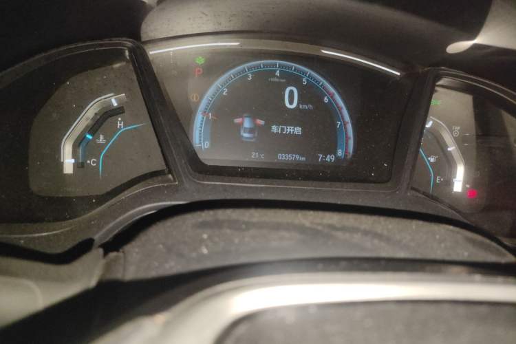 Used Honda Civic 2019 180TURBO CVT Shangqing Edition China VI Odometer Close Up