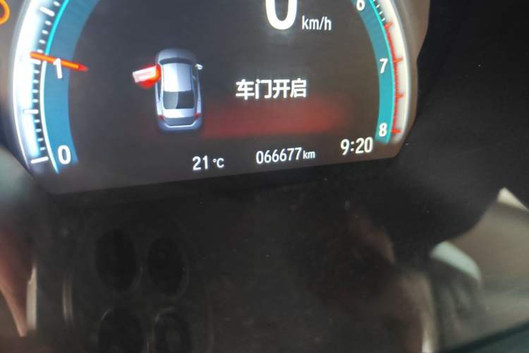 Used Honda Civic 2019 220TURBO Manual Jinkong Edition China VI Odometer Close Up