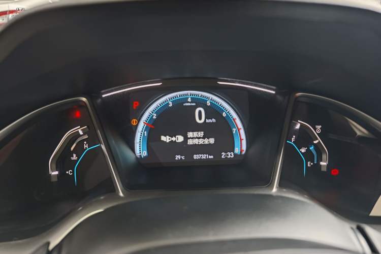 Used Honda Civic 2019 220TURBO CVT Dynamic Edition China VI Odometer Close Up