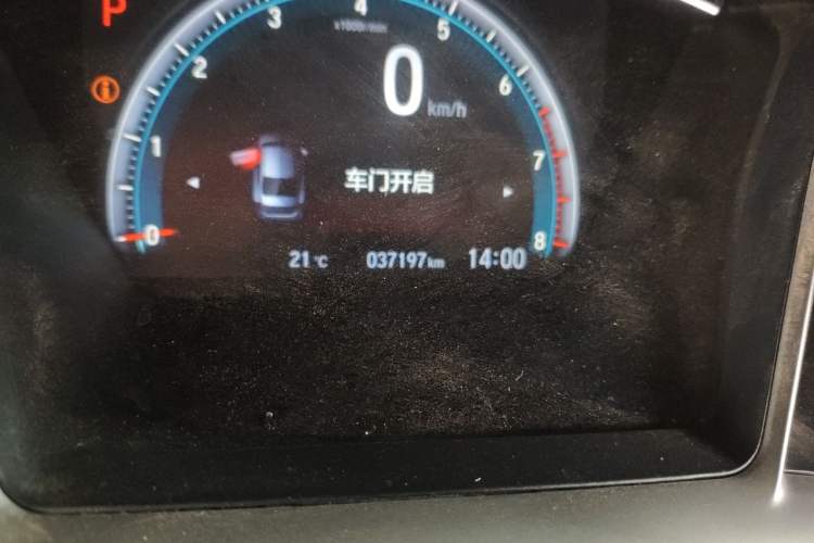 Used Honda Civic 2019 220TURBO CVT Dynamic Edition China VI Odometer Close Up