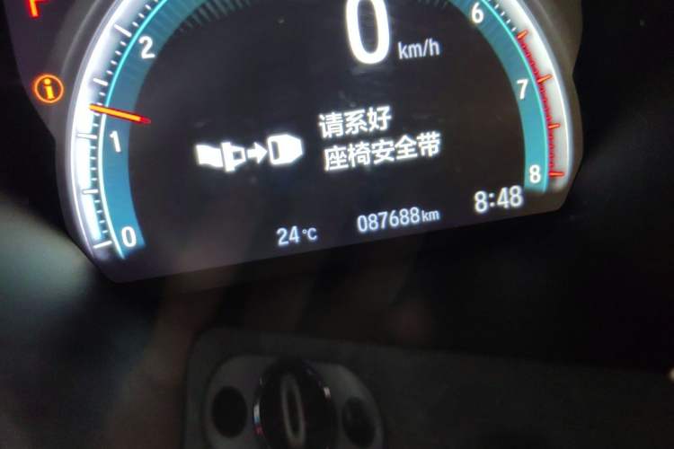 Used Honda Civic 2019 220TURBO CVT Dynamic Edition China VI Odometer Close Up