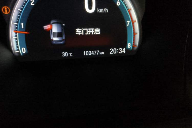 Used Honda Civic 2019 220TURBO CVT Dynamic Edition China VI Odometer Close Up