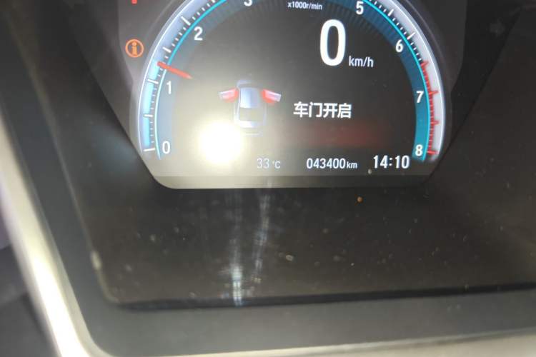 Used Honda Civic 2019 220TURBO CVT Dynamic Edition China VI Odometer Close Up