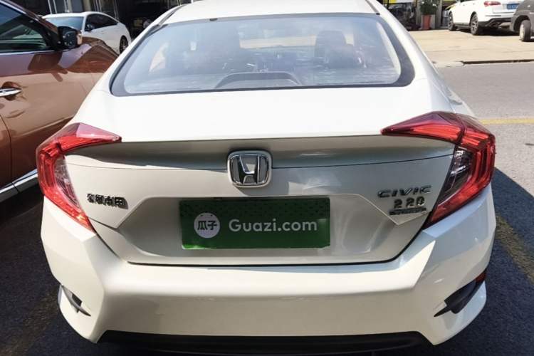 Used Honda Civic 2019 180TURBO CVT Shangdong Edition China VI Rear