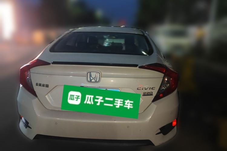 Used Honda Civic 2019 220TURBO CVT Dynamic Edition China VI Rear