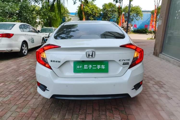 Used Honda Civic 2019 220TURBO CVT Dynamic Edition China VI Rear