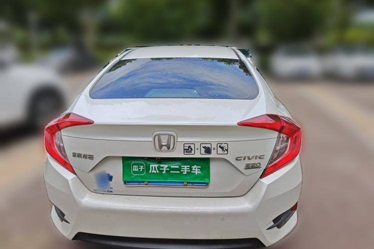 Used Honda Civic 2019 220TURBO CVT Power Edition China VI Emission Standard Rear