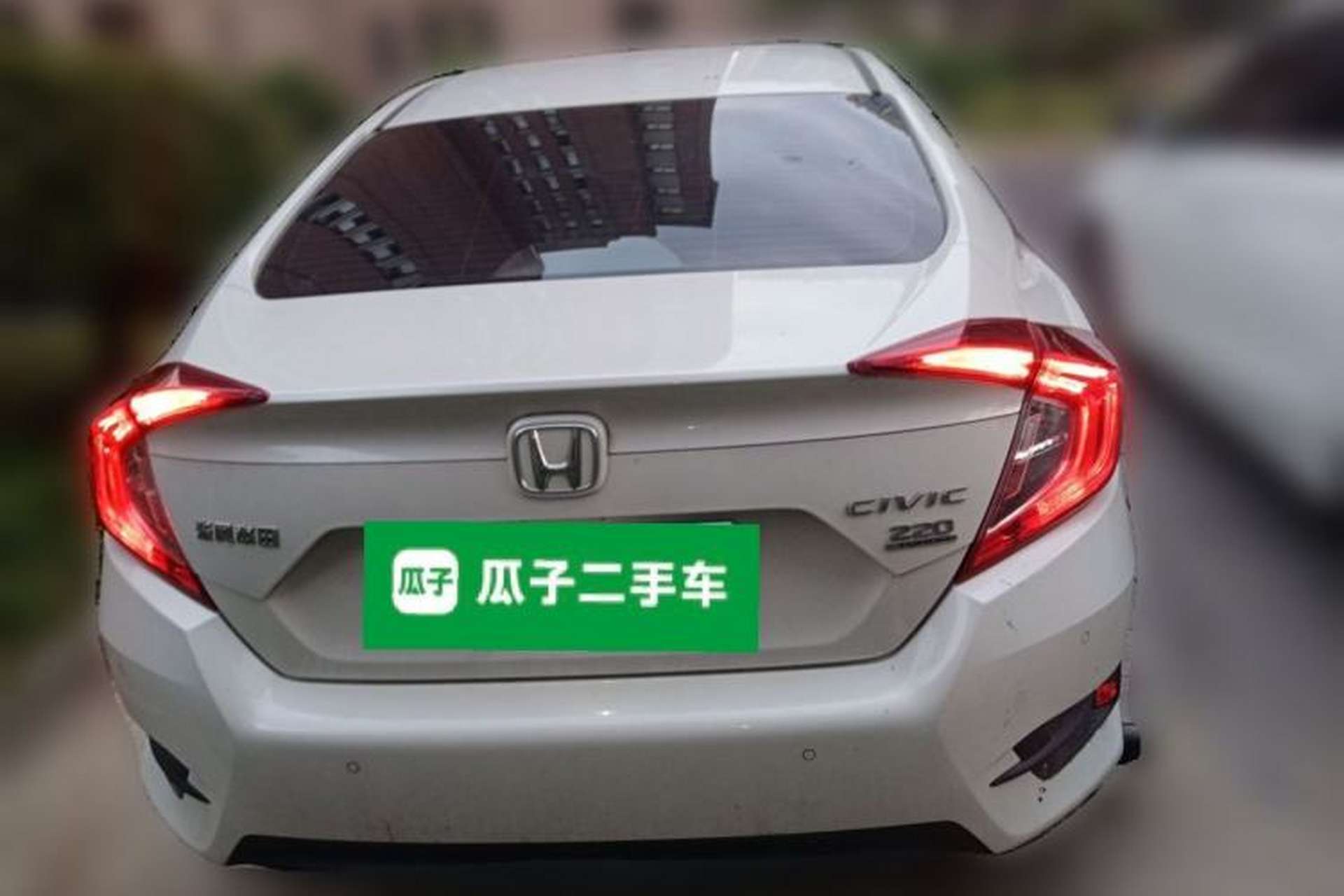 Used Honda Civic 2019 220TURBO CVT Dynamic Edition China VI Rear