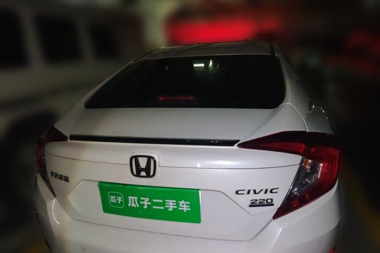 Used Honda Civic 2019 220TURBO CVT Dynamic Edition China VI Emission Standard Rear