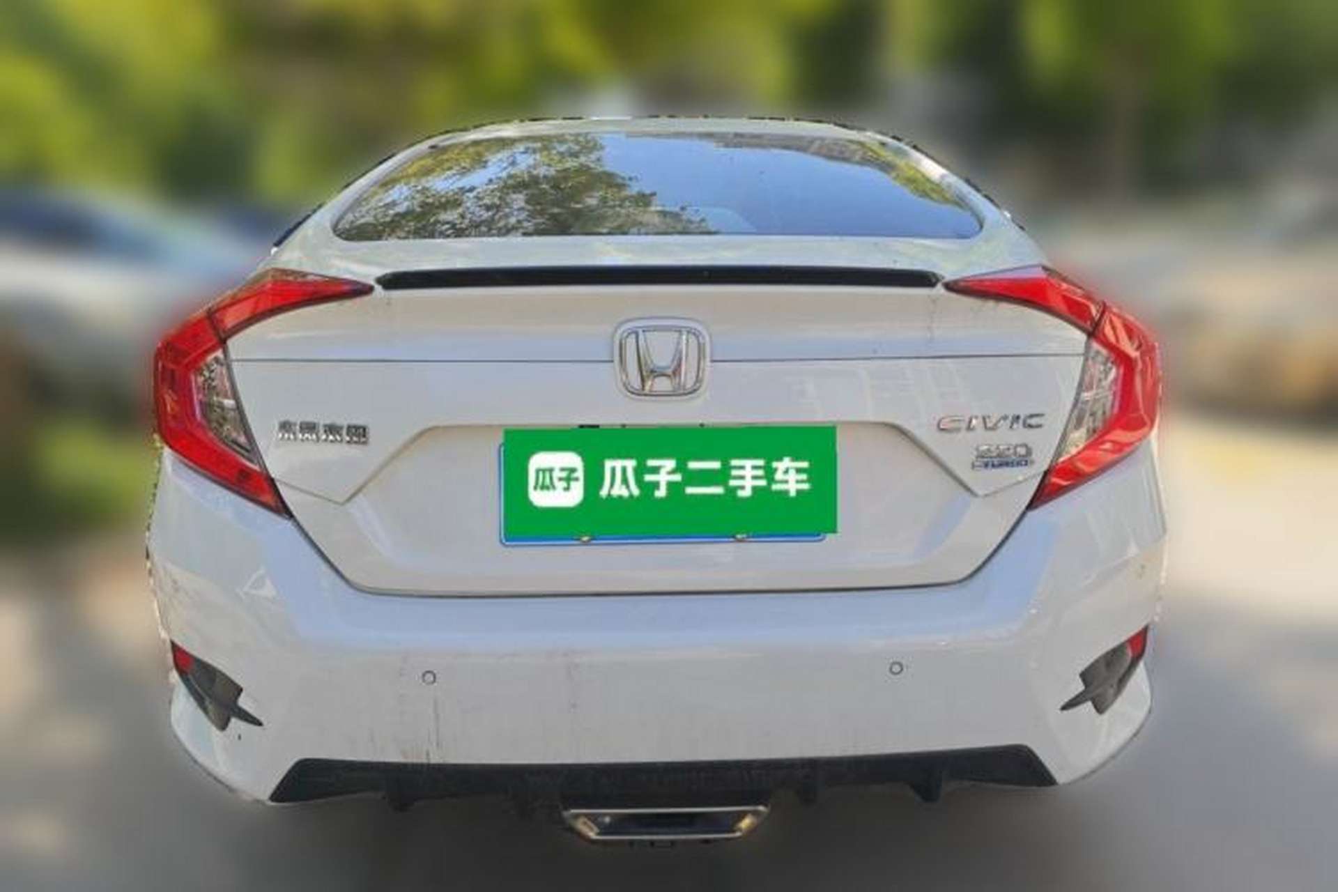 Used Honda Civic 2019 220TURBO CVT Dynamic Edition China VI Emission Standard Rear