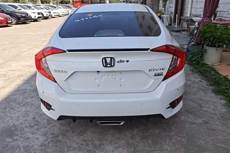 Used Honda Civic 2019 220TURBO CVT Dynamic Edition China VI Emission Standard Rear