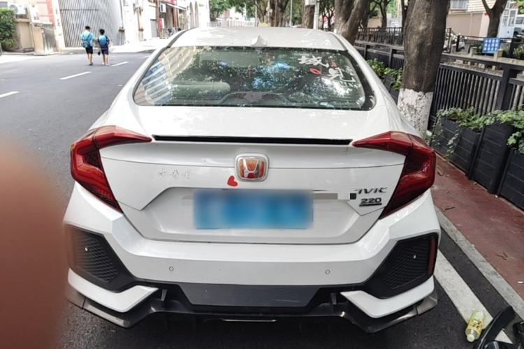 Used Honda Civic 2019 220TURBO CVT Dynamic Edition China VI Emission Standard Rear
