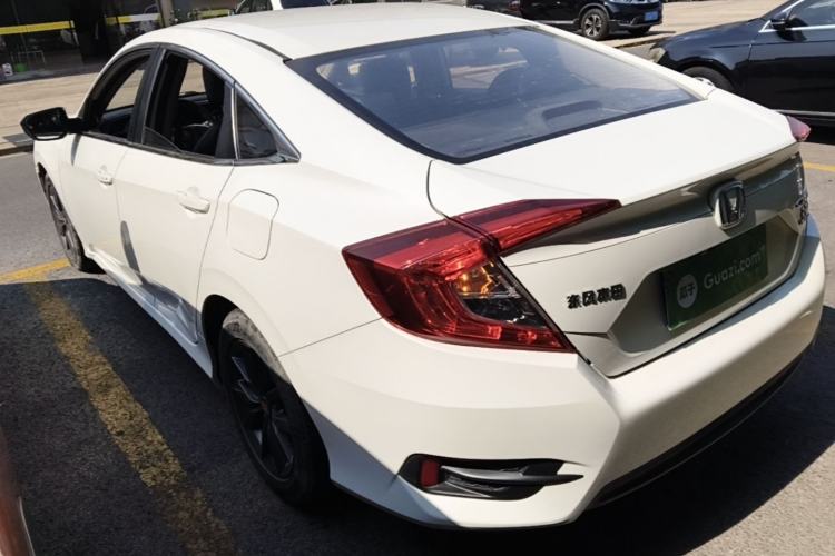 Used Honda Civic 2019 180TURBO CVT Shangdong Edition China VI Rear Left 45 Deg