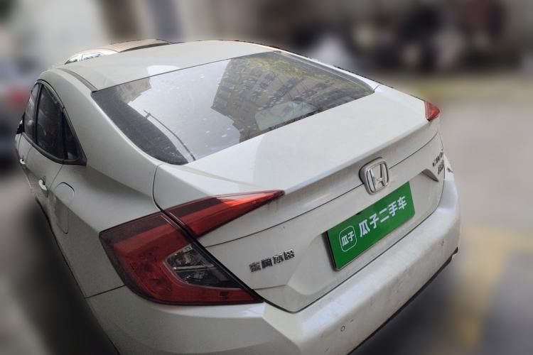 Used Honda Civic 2019 220TURBO CVT Dynamic Edition China V Rear Left 45 Deg