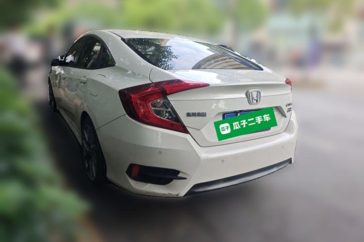 Used Honda Civic 2019 220TURBO CVT Dynamic Edition China VI Rear Left 45 Deg