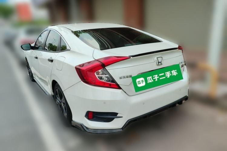Used Honda Civic 2019 220TURBO CVT Dynamic Edition China V Emission Standard Rear Left 45 Deg