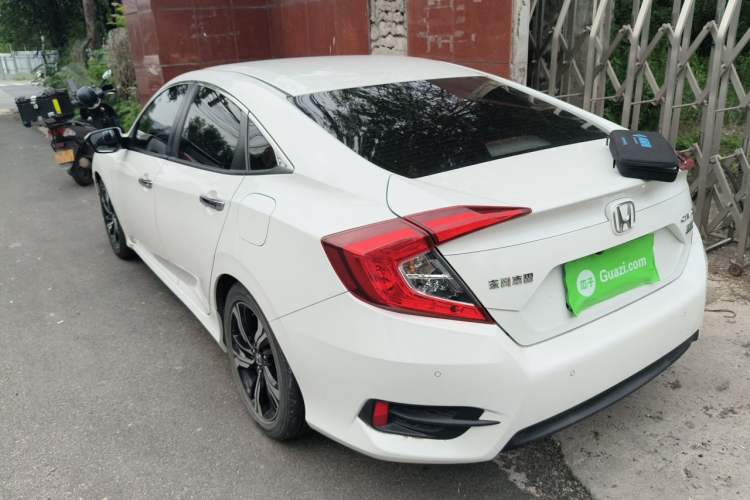 Used Honda Civic 2019 220TURBO CVT Power Edition China VI Emission Standard Rear Left 45 Deg