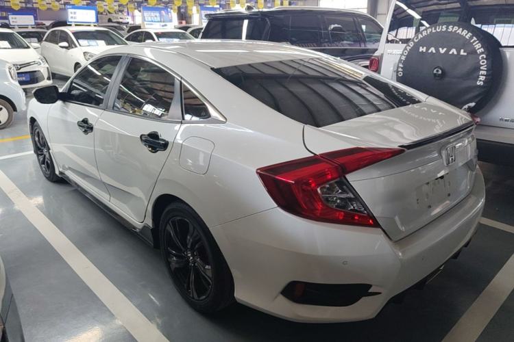 Used Honda Civic 2019 220TURBO CVT Dynamic Edition China V Emission Standard Rear Left 45 Deg
