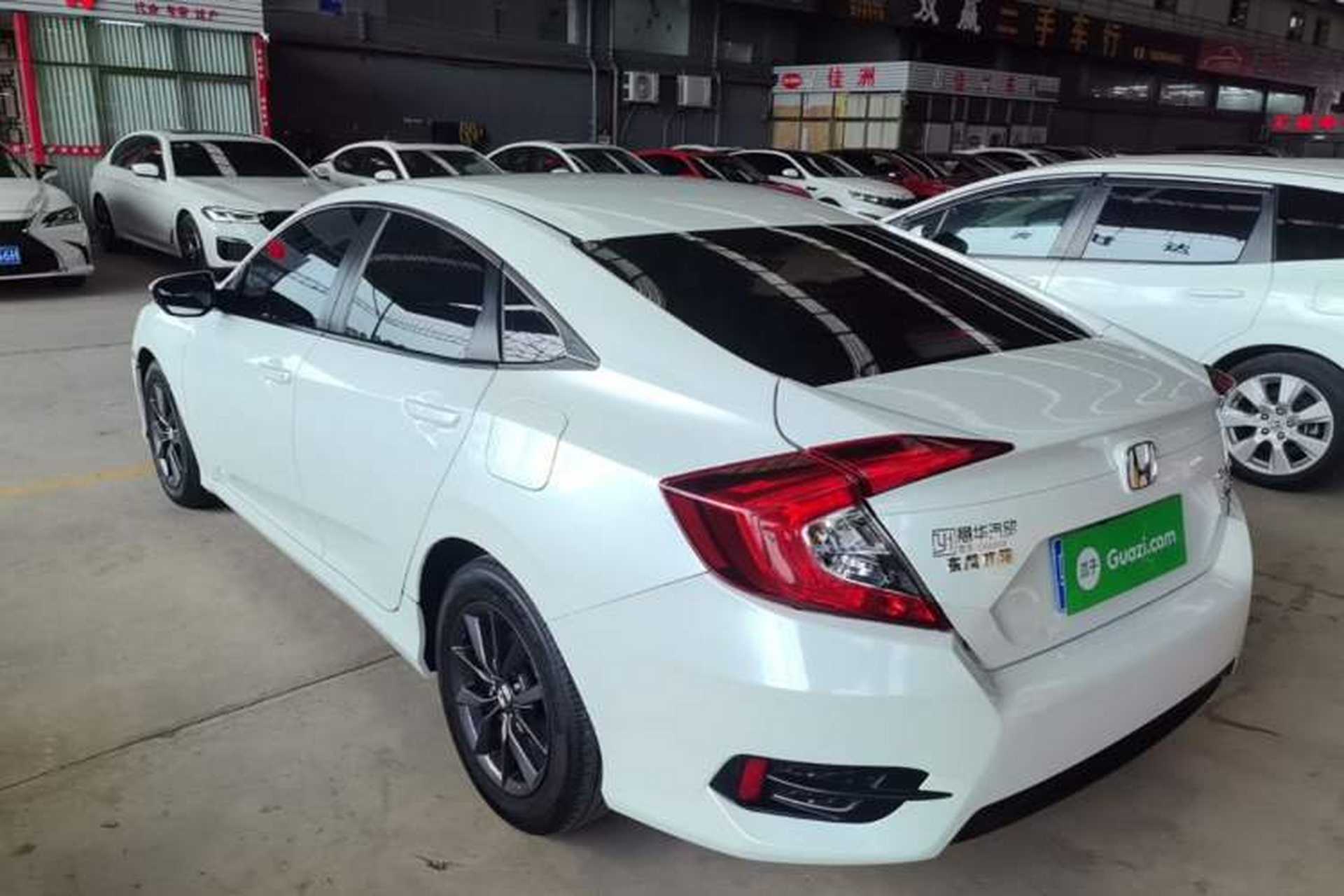 Used Honda Civic 2019 180TURBO CVT Shangqing Edition China VI Rear Left 45 Deg