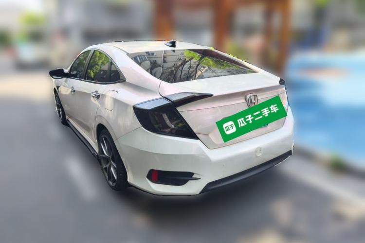 Used Honda Civic 2019 220TURBO CVT Power Edition China VI Emission Standard Rear Left 45 Deg