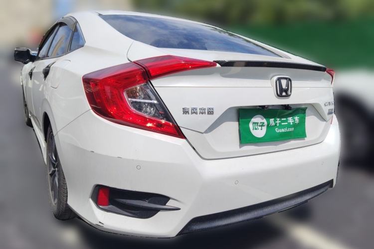 Used Honda Civic 2019 220TURBO CVT Dynamic Edition China VI Rear Left 45 Deg