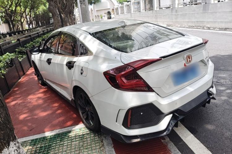 Used Honda Civic 2019 220TURBO CVT Dynamic Edition China VI Emission Standard Rear Left 45 Deg