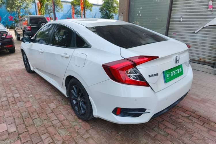 Used Honda Civic 2019 220TURBO CVT Dynamic Edition China VI Rear Left 45 Deg