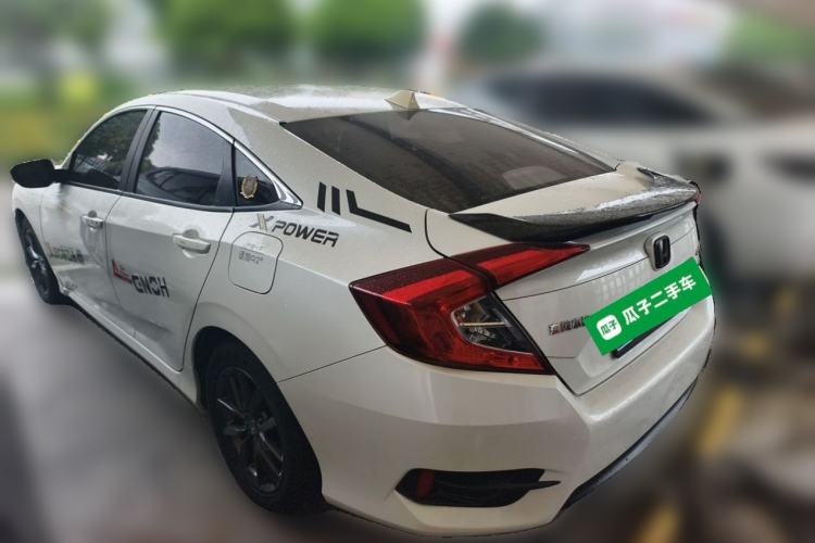 Used Honda Civic 2019 180TURBO CVT Shangqing Edition China VI Rear Left 45 Deg