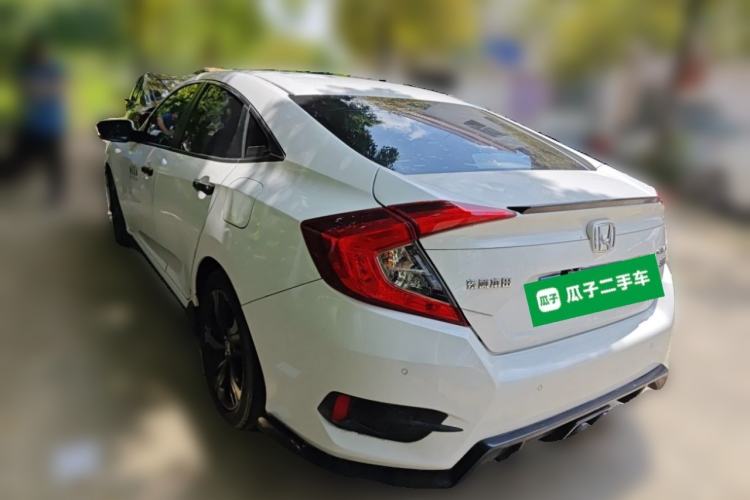 Used Honda Civic 2019 220TURBO CVT Dynamic Edition China VI Emission Standard Rear Left 45 Deg