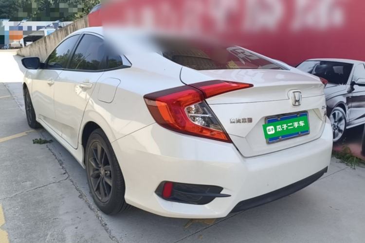Used Honda Civic 2019 180TURBO CVT Shangqing Edition China VI Rear Left 45 Deg