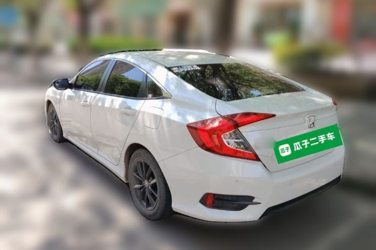 Used Honda Civic 2019 220TURBO CVT Dynamic Edition China VI Rear Left 45 Deg