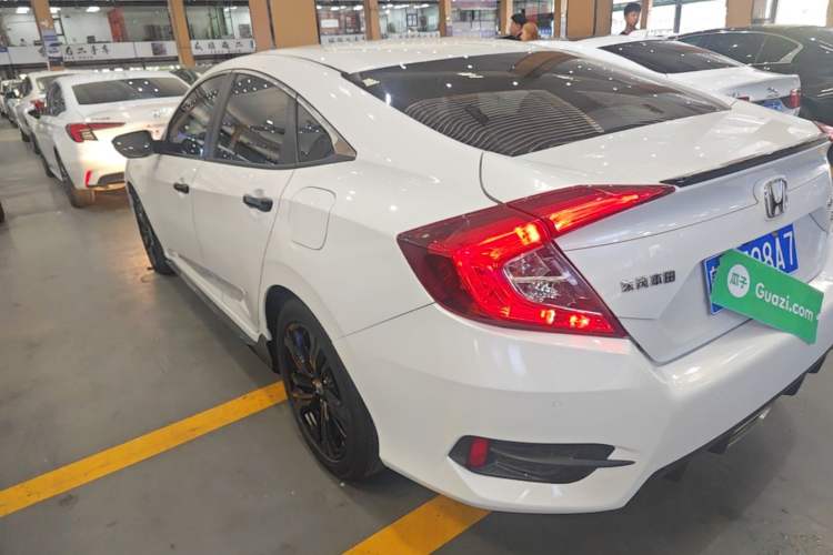 Used Honda Civic 2019 220TURBO CVT Dynamic Edition China VI Emission Standard Rear Left 45 Deg