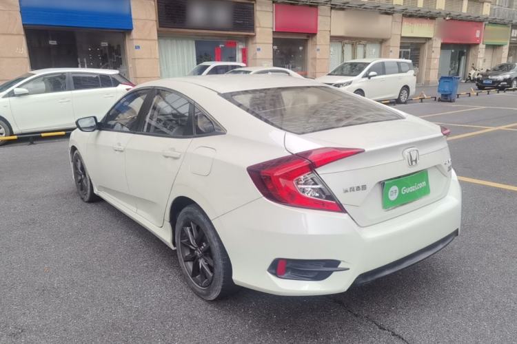 Used Honda Civic 2019 180TURBO CVT Shangdong Edition China VI Rear Left 45 Deg