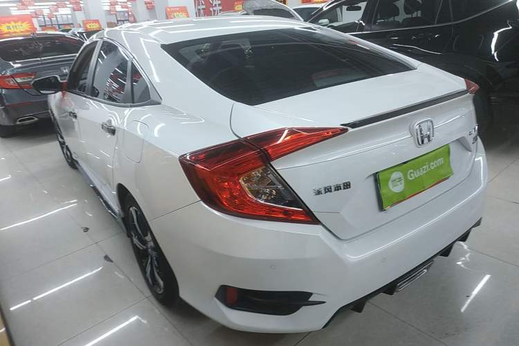 Used Honda Civic 2019 220TURBO CVT Dynamic Edition China VI Emission Standard Rear Left 45 Deg