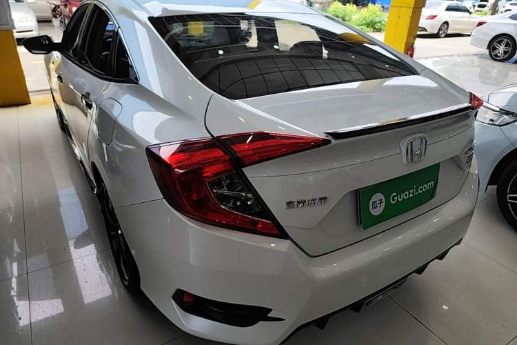 Used Honda Civic 2019 220TURBO CVT Dynamic Edition China VI Emission Standard Rear Left 45 Deg