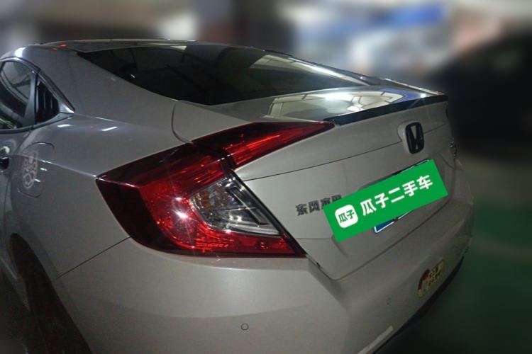 Used Honda Civic 2019 220TURBO CVT Dynamic Edition China VI Rear Left 45 Deg