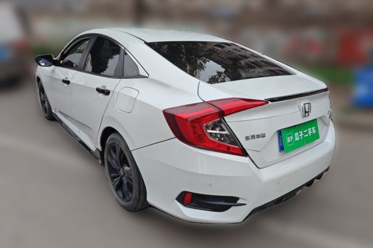 Used Honda Civic 2019 220TURBO CVT Dynamic Edition China VI Emission Standard Rear Left 45 Deg