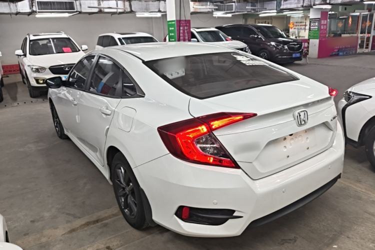 Used Honda Civic 2019 180TURBO CVT Shangdong Edition China VI Rear Left 45 Deg