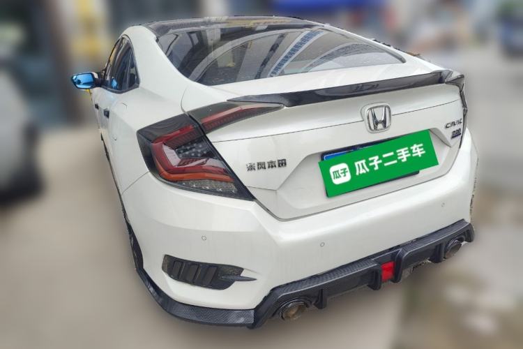 Used Honda Civic 2019 220TURBO CVT Power Edition China VI Emission Standard Rear Left 45 Deg