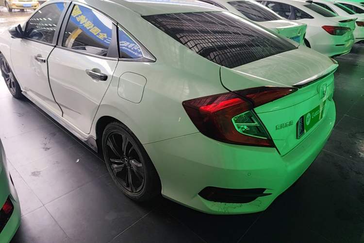 Used Honda Civic 2019 220TURBO CVT Dynamic Edition China VI Emission Standard Rear Left 45 Deg