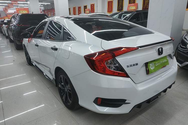 Used Honda Civic 2019 220TURBO CVT Dynamic Edition China VI Emission Standard Rear Left 45 Deg