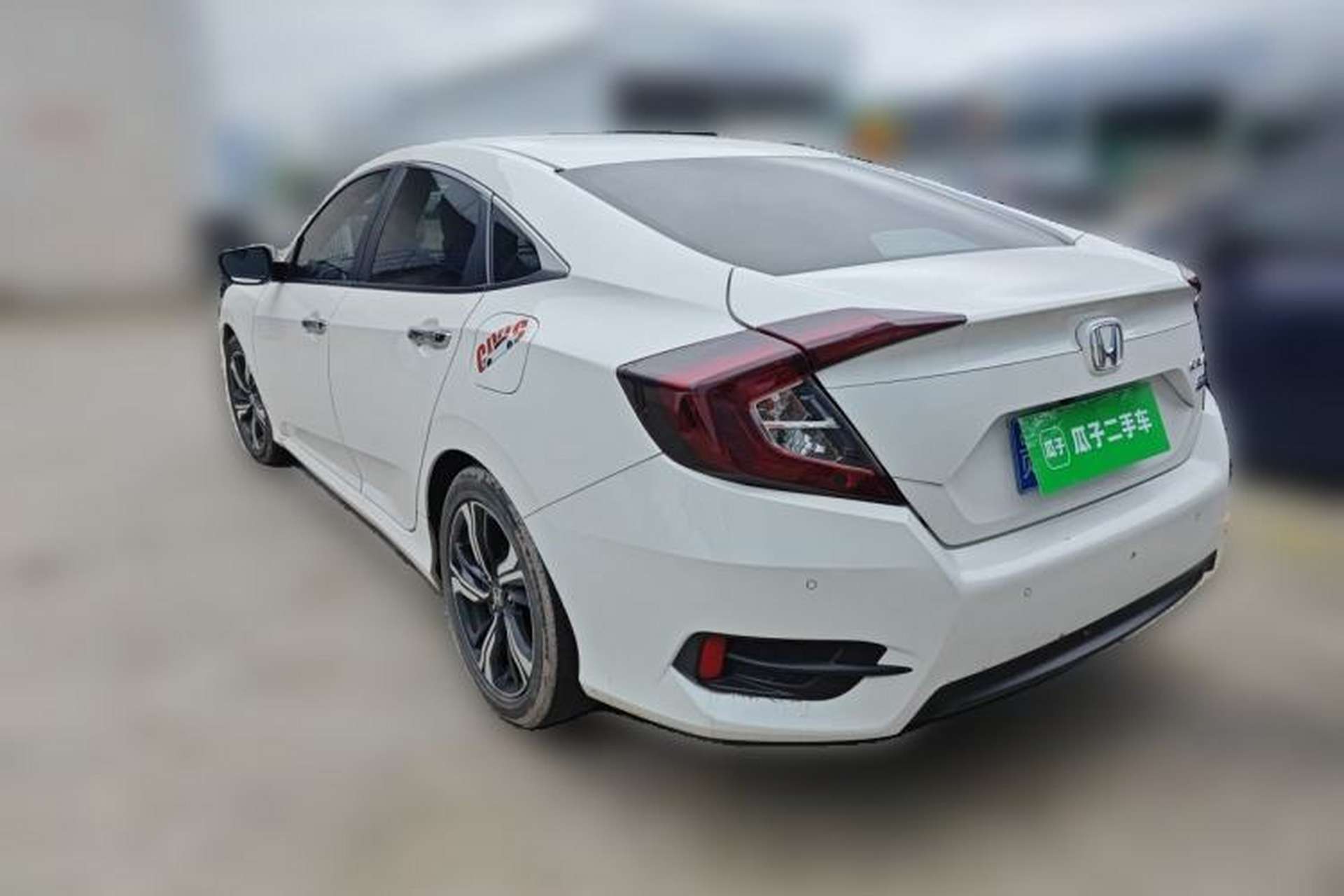 Used Honda Civic 2019 220TURBO CVT Power Edition China VI Emission Standard Rear Left 45 Deg