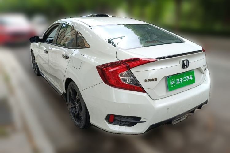 Used Honda Civic 2019 220TURBO CVT Dynamic Edition China VI Emission Standard Rear Left 45 Deg