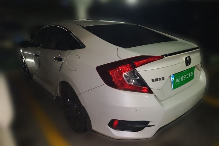 Used Honda Civic 2019 220TURBO CVT Dynamic Edition China VI Emission Standard Rear Left 45 Deg